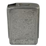 Vintage Metal Cigarette Case - 3.25 x 2.25