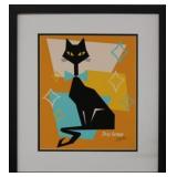 PRISSY CAT SIGNED GICLEE BY IVY LOWE