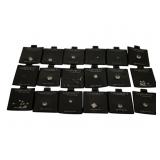 18pc Lot Clear Gemstones