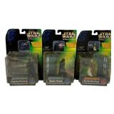 3 Star Wars Action Figures in package