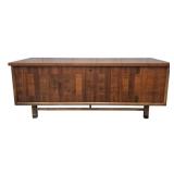 Mid-Century Inlaid Cabinet on Legs
