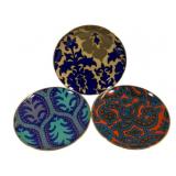 3 Tracy Reese Plates -7.25" Round