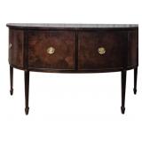 Demilune Rounded Mahogany Buffet by Century