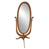 Oval Tilting Cheval Mirror - 65 x 27