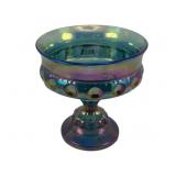 Carnival Glass Compote - 5.25 x 5