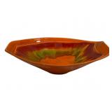 Mid Century California Pottery Dish 4"x10"x14