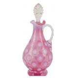 Vintage Fenton Opalescent Decanter Jug 12.5"