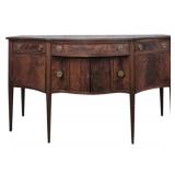 Early Mahogany Sideboard w/ Wine Drawer & Key
