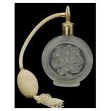 Silvestri Frosted Glass Perfume Bottle 5"