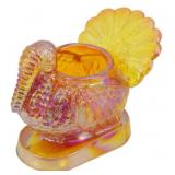 Mosser Glass Marigold Turkey Toothpick Holder