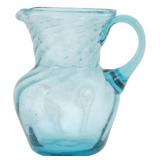 Vintage West VA Blue Swirl Miniature Pitcher