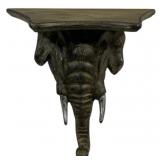 Chelsea House Elephant Wall Shelf - 16 x 13 x 9.5