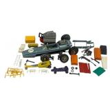Vintage Toy Parts & 2 Hot Wheels Redlines