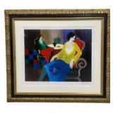 "Little Round Table #7" by Itzchak Tarkay Art