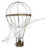 Curtis Jere Metal Hot Air Balloon Wall Sculpture