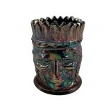 "Indian" Toothpick Holder - 2.5" Tall