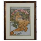 AU QUARTIER LATIN BY ALPHONSE MUCHA