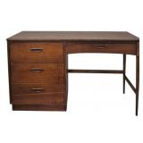 Mid Century Lane Walnut Off Set Desk