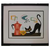 ATOMIC CAT WITH COFFEE PITCHER