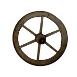 Antique Wagon Wheel 21" Round
