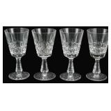 4 Waterford Crystal Kylemore Claret Glasses