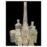 Lot Glass Bottles & Jars