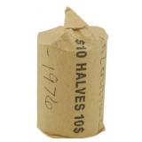 Roll of Bicentennial Half Dollars $10 Face