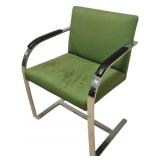 Heavy Chrome Midcentury Chair 32"x23"x21"