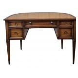 Sligh-Lowry Barrel Back Leather Top Desk