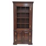 Henkel Harris Mahogany Corner Cupboard