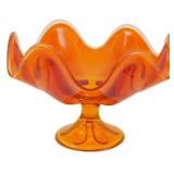 Viking Epic Persimmon Large Compote 6"x8.5"