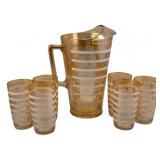Pitcher & 6 Tumblers