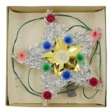 Vtg Blinking Tree Top Star in Original Box