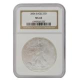2006 American Silver Eagle Dollar NGC MS69