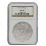 2003 American Silver Eagle Dollar NGC MS69