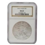 2002 American Silver Eagle Dollar NGC MS69