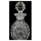 Glass Crystal Perfume Bottle 5"