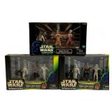 3 Star Wars Action Figures in package