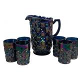 Westmoreland Pitcher & 6 Tumblers