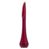 Vintage L.E. Smith Amberina Swung Glass Vase