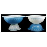 Pyrex Snowflake Cinderella Mixing Bowl Set
