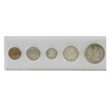 1914 US 5 Coin Cased Set