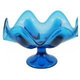 Viking Bluenique 6 Petal Compote 6"x9"