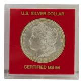 1878-S Morgan Silver Dollar MS64