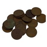 20 Wheat Pennies