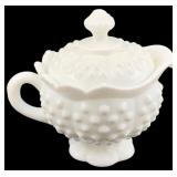 Fenton Glass Creamer w/ Lid - 5.5 x 5 x 4