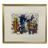 "The Great Parade" by Fernand Leger Signed Art