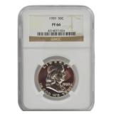 1959 Franklin Half Dollar NGC PF66