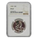 1959 Franklin Half Dollar NGC PF67