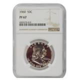 1960 Franklin Half Dollar NGC PF67
